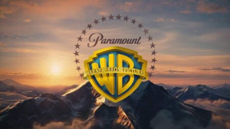 I loghi di Warner Bros. Discovery e Paramount