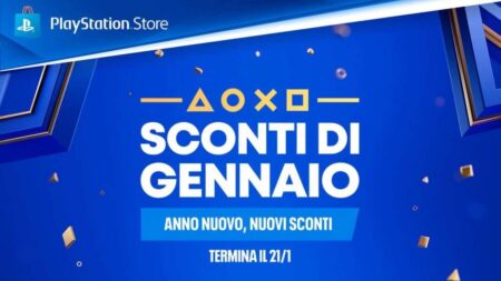 Il logo degli Sconti di Gennaio 2025 del PlayStation Store