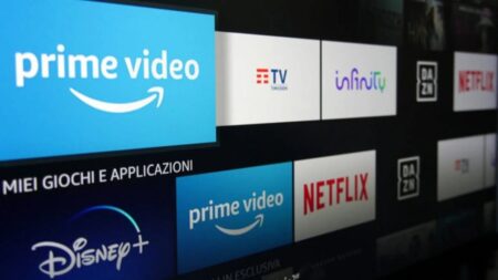 I loghi di Prime Video e Netflix e Disney Plus