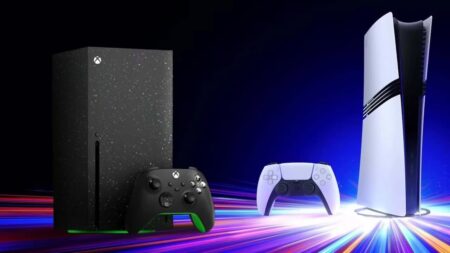 Una Xbox Series X ed una PS5 Pro