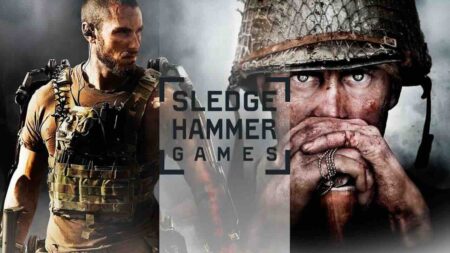 I soldati di Call of Duty ed il logo di Sledgehammer Games