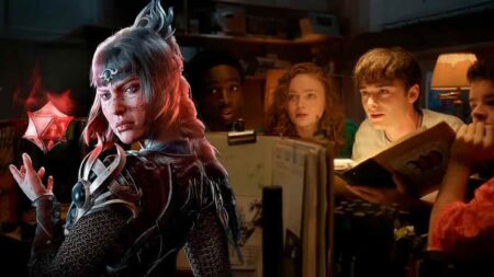 Shadowsheart di Baldur's Gate 3 con al fianco i protagonisti di Stranger Things 5
