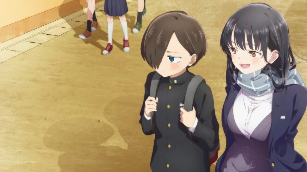 I due personaggi principali di The Dangers in My Heart - The Movie