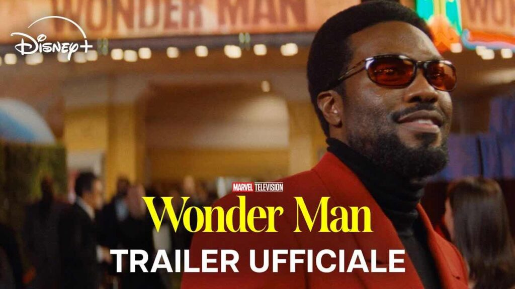 Il protagonista di Wonder Man con gli occhiali da sole