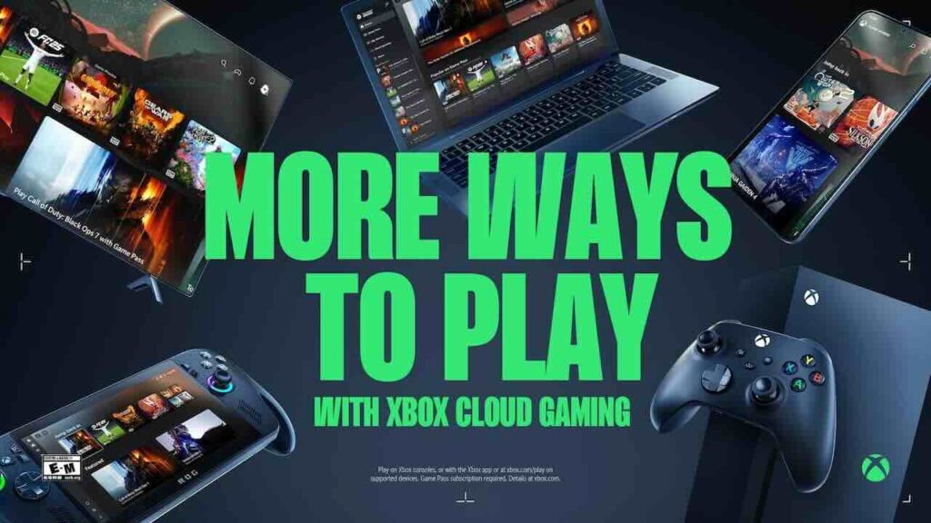 Dei dispositivi che supportano Xbox Cloud Gaming