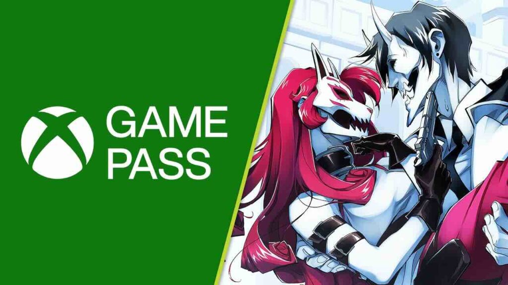 Il logo di Xbox Game Pass con i protagonisti di Neon White
