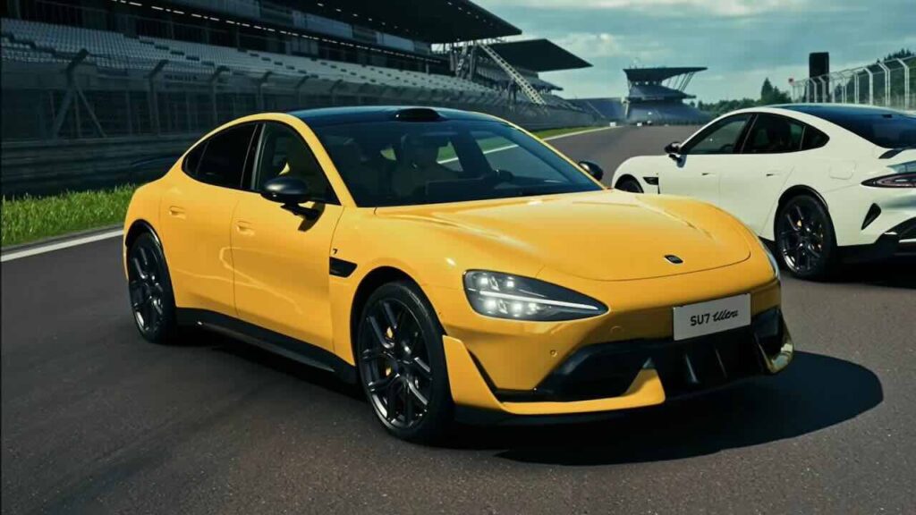 Una Xiaomi Su7 Ultra di Gran Turismo 7