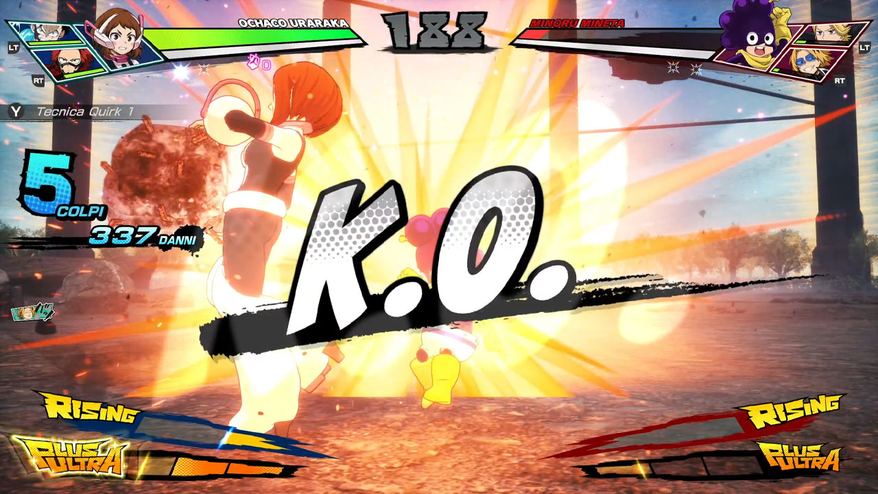 MY HERO ACADEMIA: All’s Justice, combattimento tra personaggi