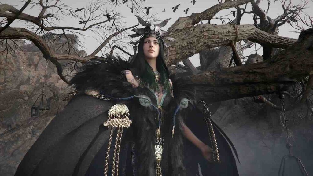 Un personaggio di Crimson Desert