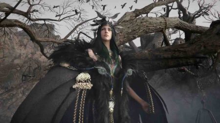 Un personaggio di Crimson Desert