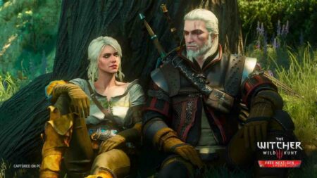 Ciri e Geralt di The Witcher 3