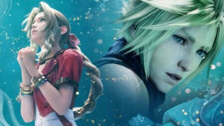 Aerith e Cloud di Final Fantasy 7 Rebirth