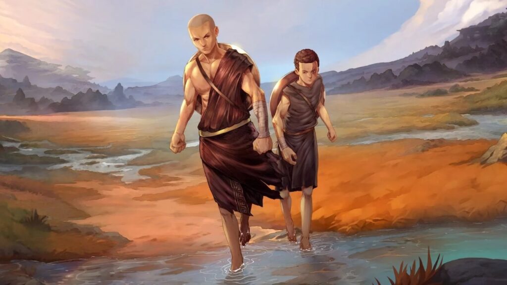 Deimos e Kratos di God of War Sons of Sparta