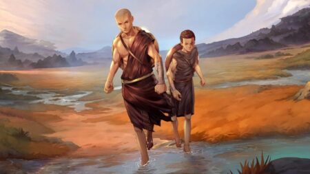 Deimos e Kratos di God of War Sons of Sparta