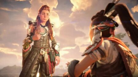 Aloy ed una donna di Horizon Forbidden West