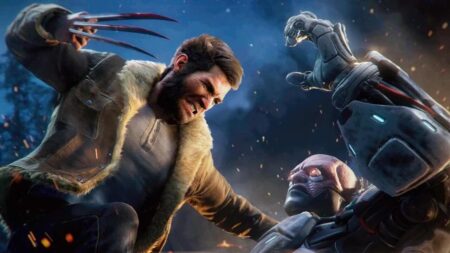 Logan di Marvel's Wolverine mentre attacca un nemico