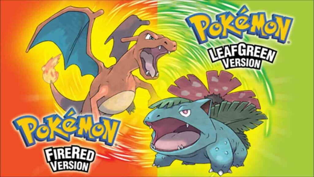 Charizard e Venusaur di Pokémon Rosso Fuoco e Verde Foglia
