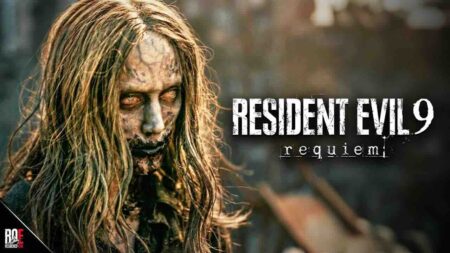 Una donna zombie di Resident Evil Requiem