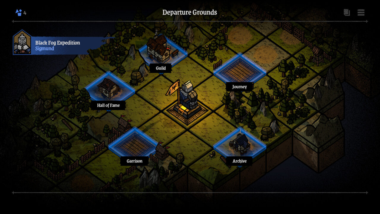 Schermata della mappa di Master of Piece