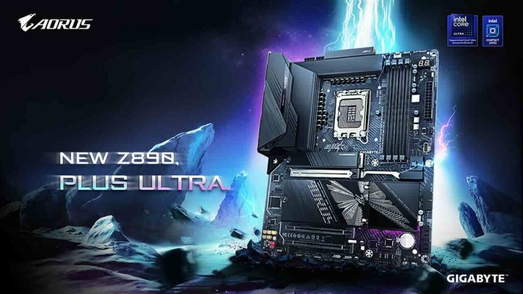 La scheda Gigabyte Z890 Plus