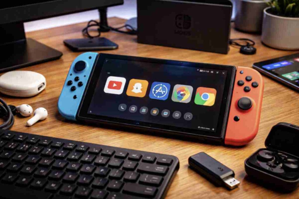 Come trasformare la Nintendo Switch in un vero tablet con app (e non giochi) Dentro la Switch esiste già un browser web, ma non è accessibile direttamente. Serve solo per autenticarsi alle reti pubbliche, e proprio lì si apre una breccia interessante